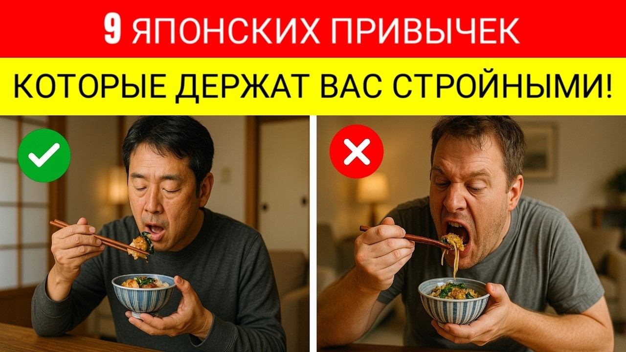 9 Японских Привычек Которые Незаметно Сохраняют Вас Стройными (Без Тренажерного Зала)