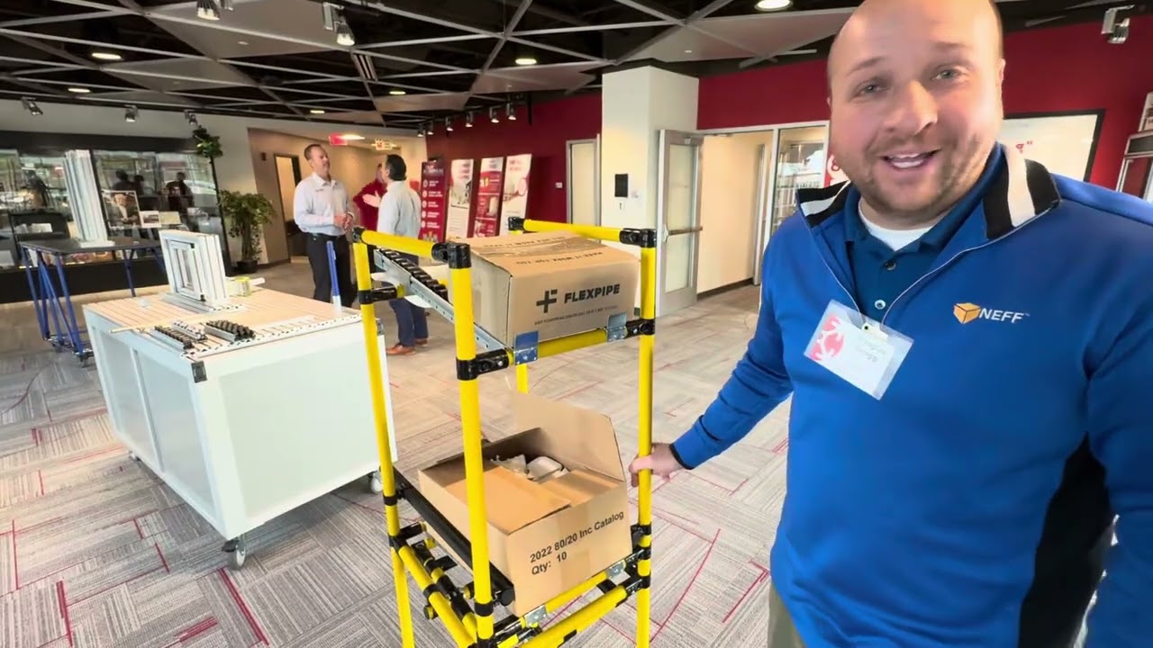 New Products from 8020:  The Industrial Erector set!  