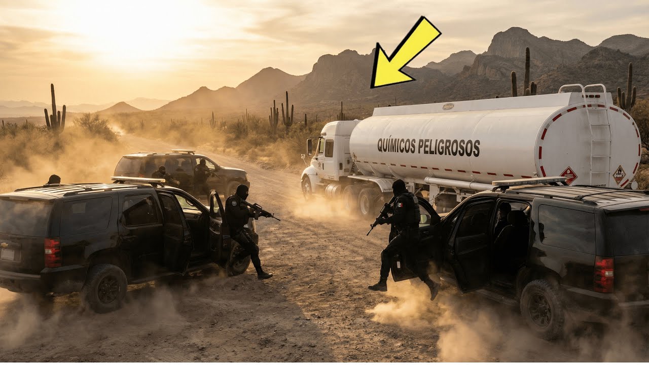 ¡CJNG Rodea CAMIÓN de Químicos! NO SABÍAN Que el Conductor Era...
