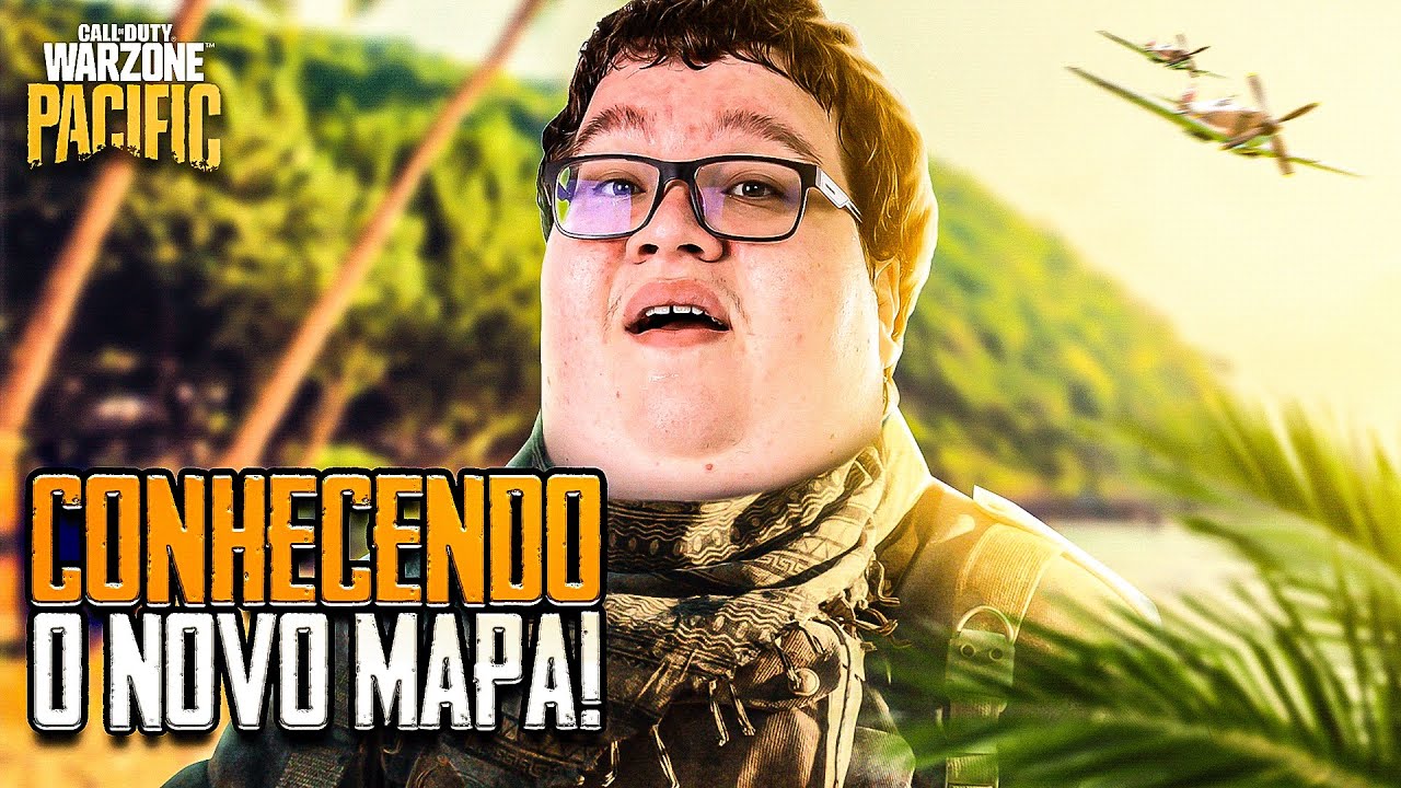 🔥 A MINHA PRIMEIRA PARTIDA NO MAPA CALDERA! O QUE ACHEI?! | COD WARZONE PACIFIC