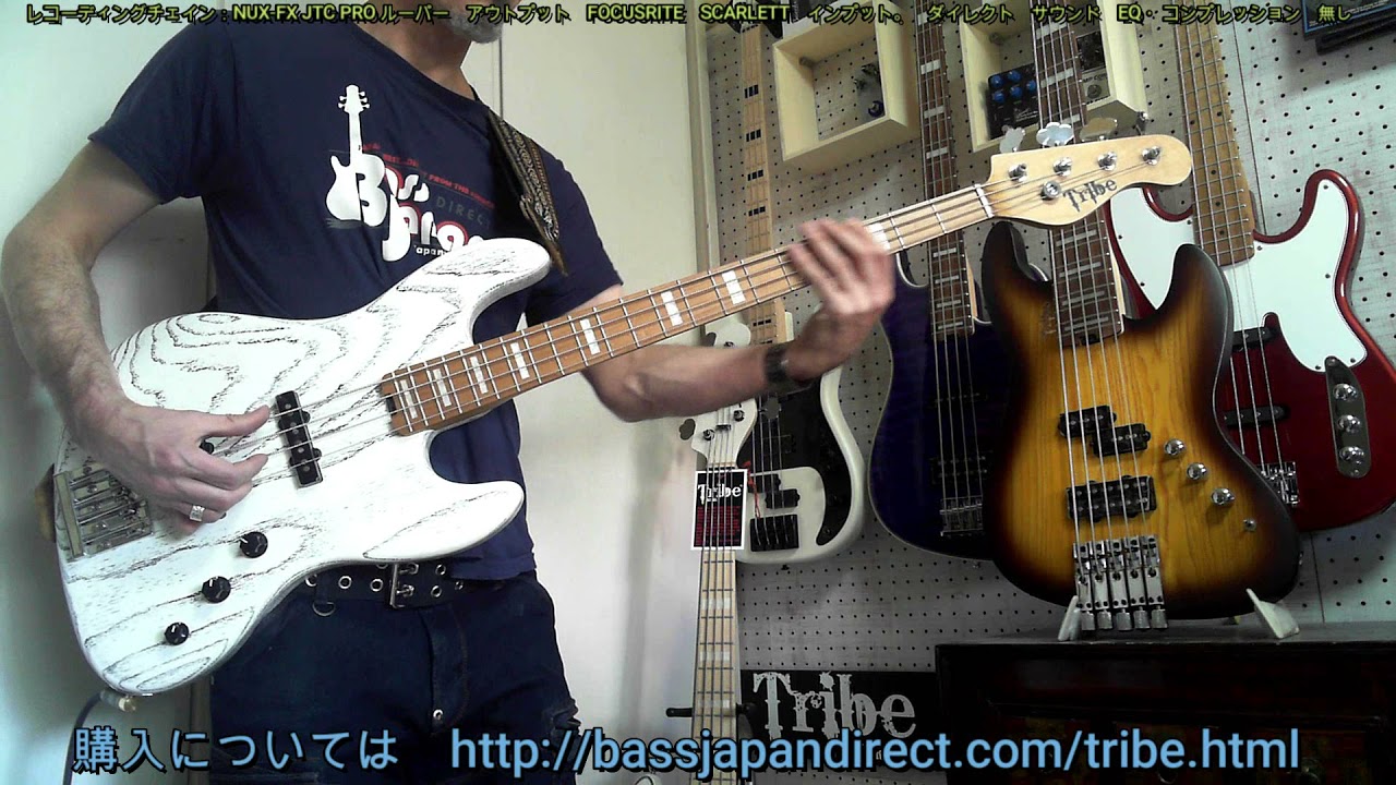 BASS DEMO: Tribe TJ4 ベースデモンストレーション　トライブ　TJ4
