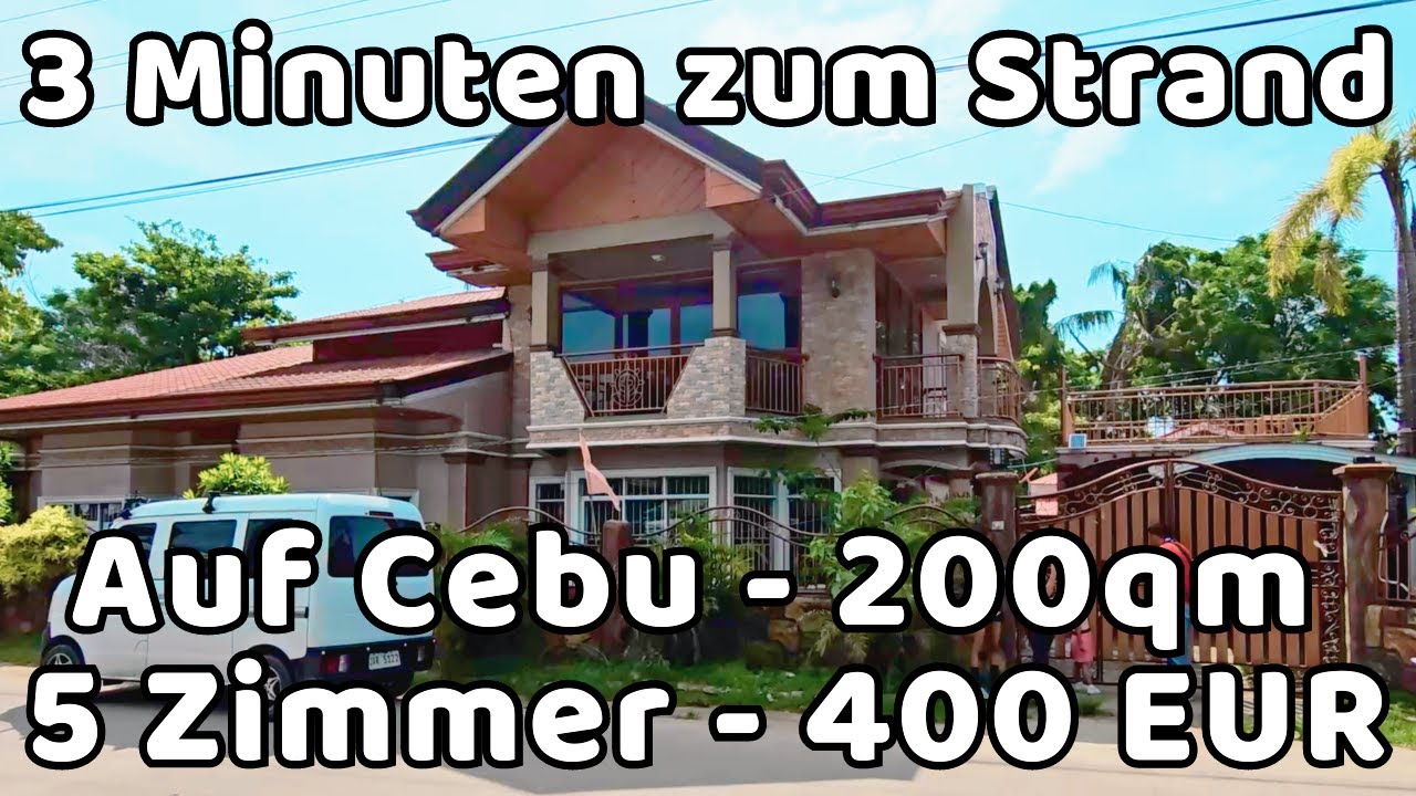 200qm Haus am Strand nur 400€ Miete - Das gibts auf Cebu, Philippinen