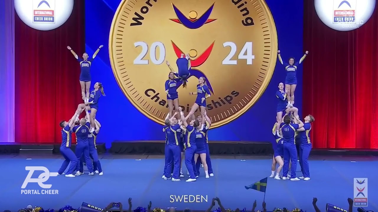 Team Sweden Coed Premier ICU World Cheerleading Championship 2024 Semi Finals