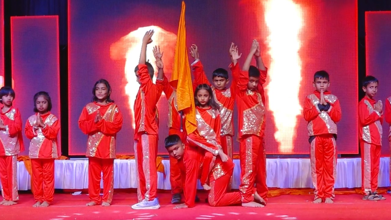 Fire Theme | Kaal Agni | 3rd Std Students Dance | GIS Hirebagewadi