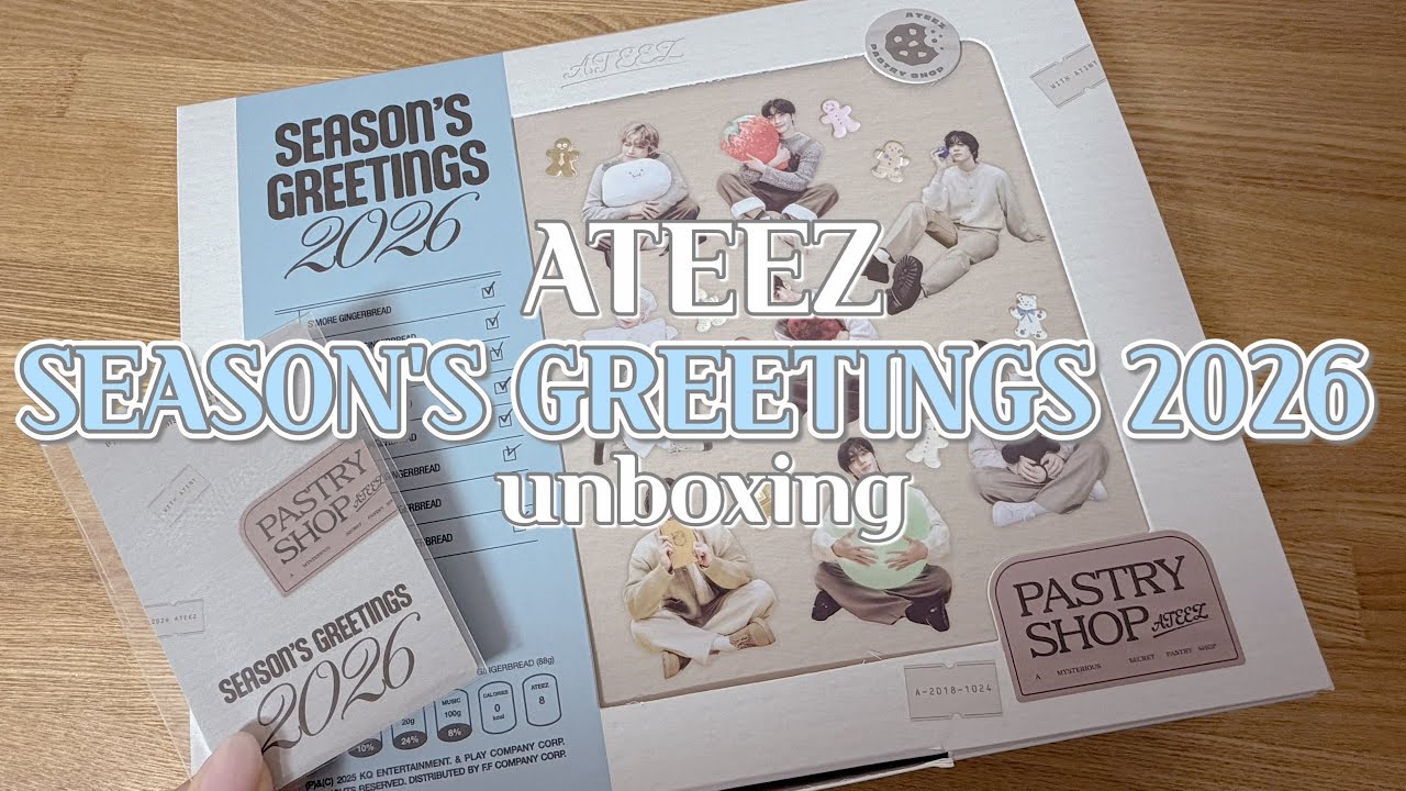 ATEEZ SEASON'S GREETINGS 2026🍪 タワレコ開封