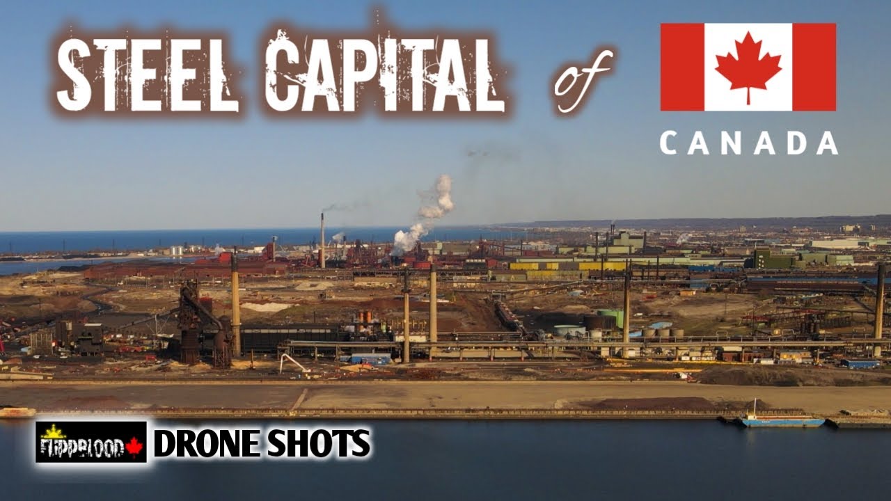 Steel Capital of Canada - Hamilton  //  [4K] Drone Shots of Iron and Steel Industry  //  2022