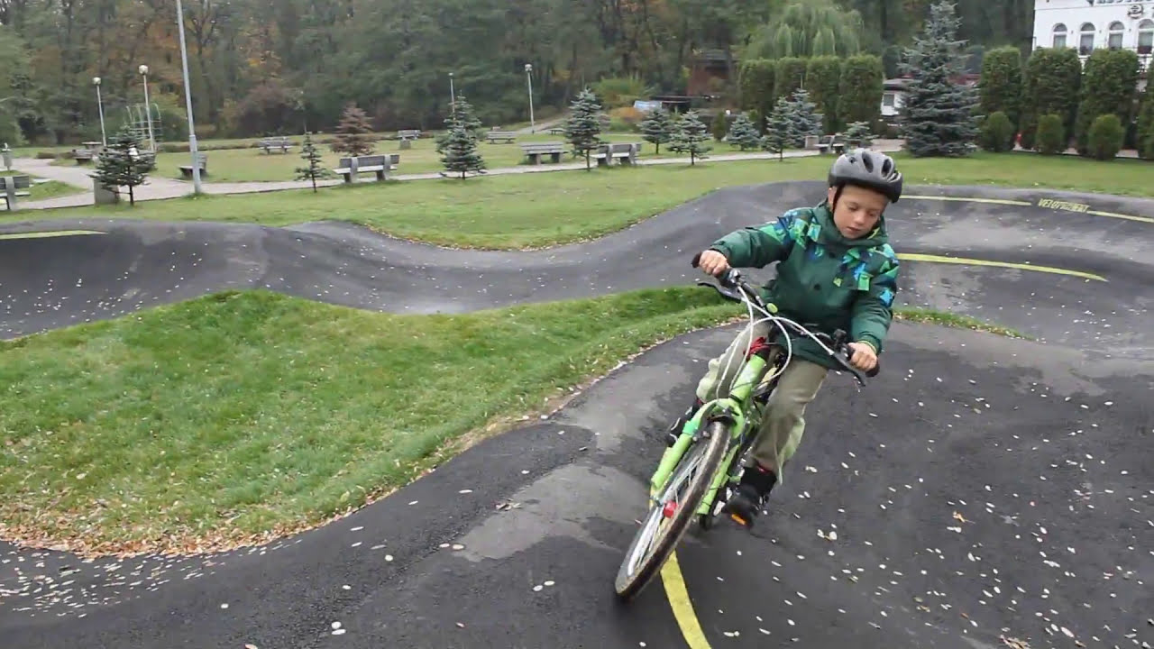 Ruda Śląska - PARK STRZELNICA - Pumptrack - Tor do jazdy na rowerze