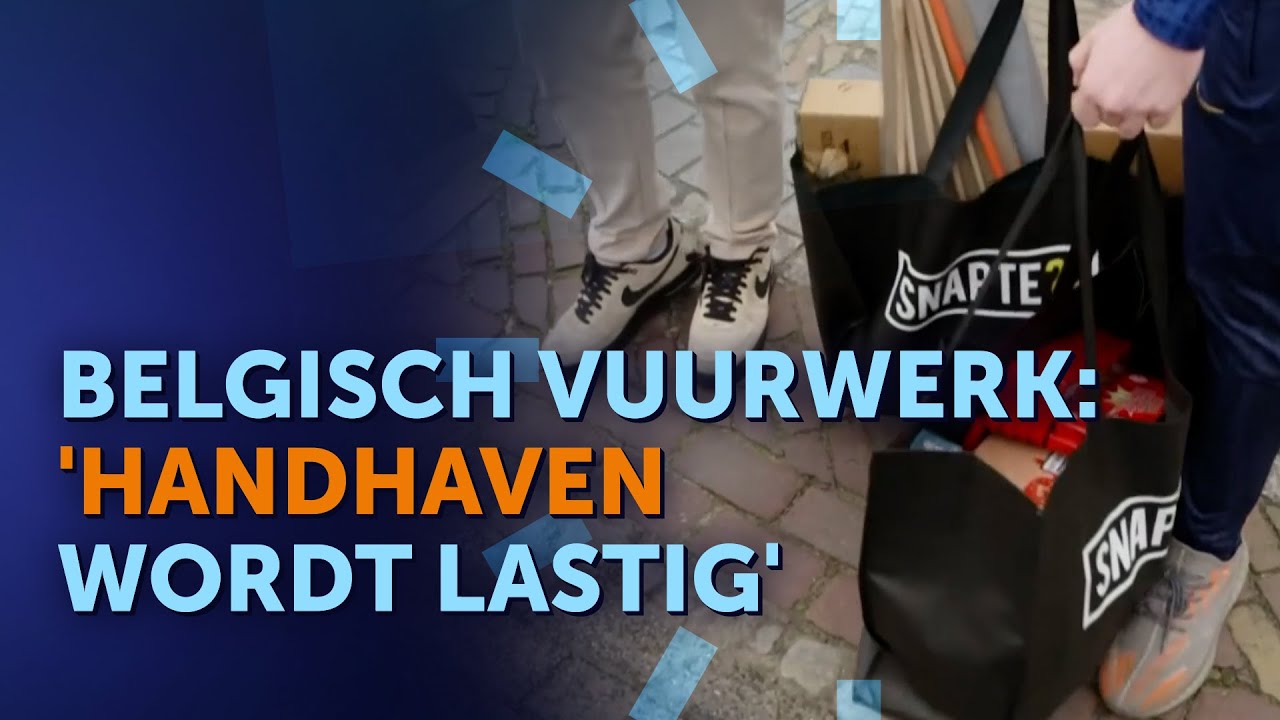 Veel Nederlanders naar BELGIË voor VUURWERK
