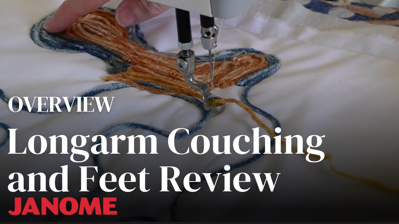 Longarm Couching and Feet Review
