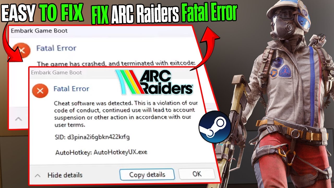 🛠️ Исправление фатальной ошибки в ARC Raiders | Обработчик отчетов о сбоях и решение проблемы сбо...