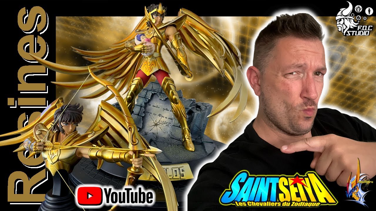 Saint Seiya - miketigra - ♐ AIOLOS du SAGITTAIRE 1/6 FOC STUDIO ♐ Un ARCHER pas comme les AUTRES ! 🏹