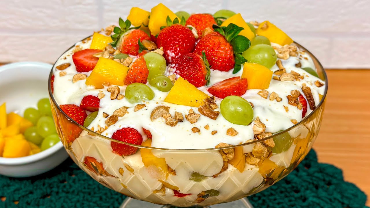FAÇA ESSA SOBREMESA DE FRUTAS PARA O SEU NATAL E ANO NOVO | Gabriel Freitas