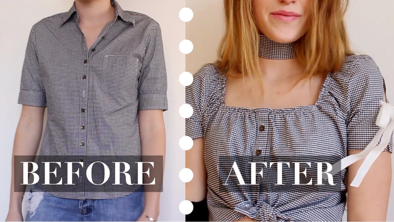 GINGHAM SUMMER TOP | Just add elastic and ribbon!