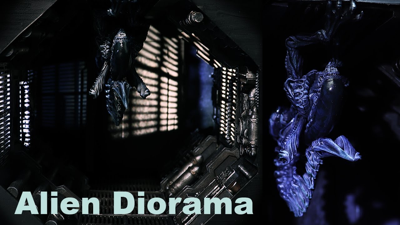 3D Printed Alien - Diorama