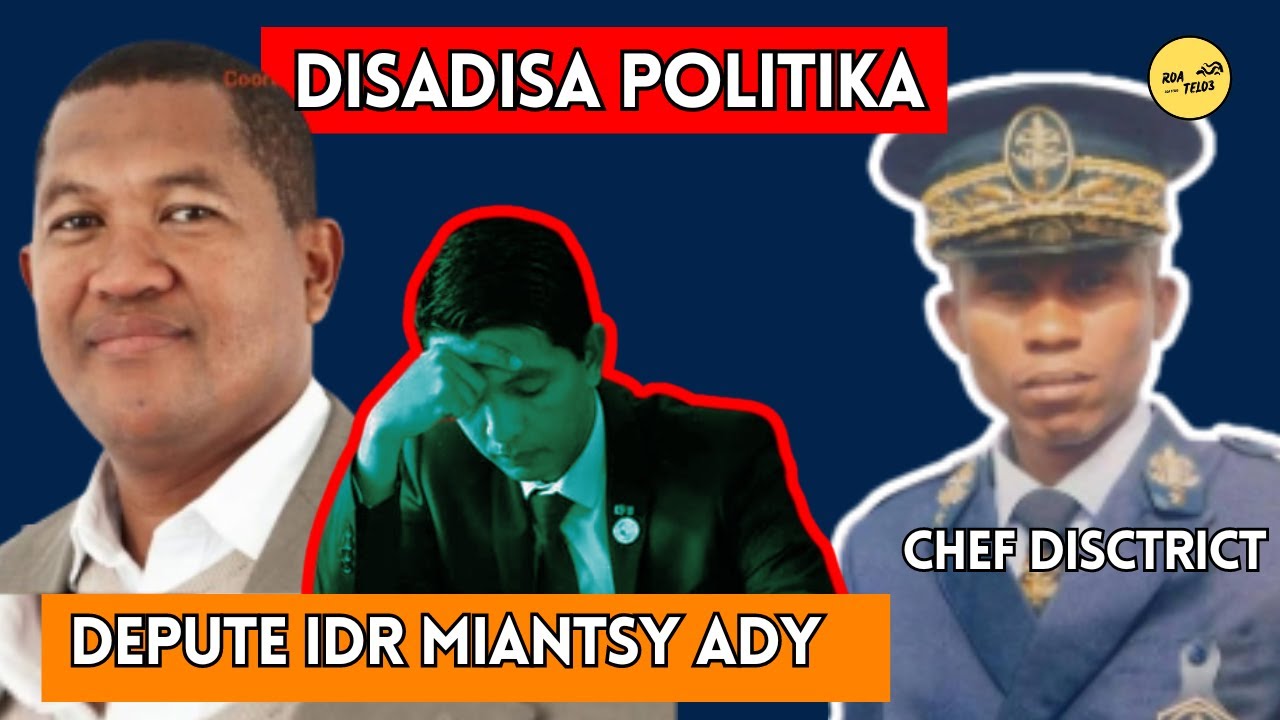 DEPUTE IRD NIANTSY ADY TAMIN'I CHEF DISCTRICT MAHAJANGA II❗