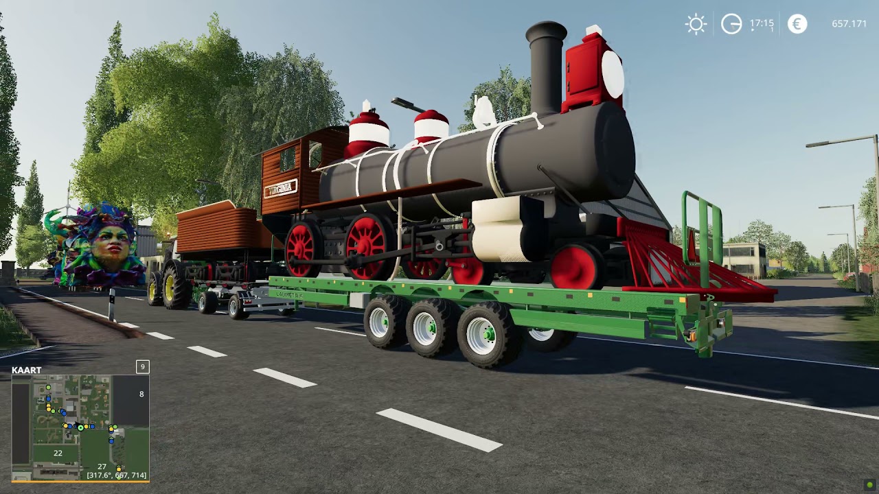 Carnavalstoet 2021 in farming simulator 2019 Met download link!! 