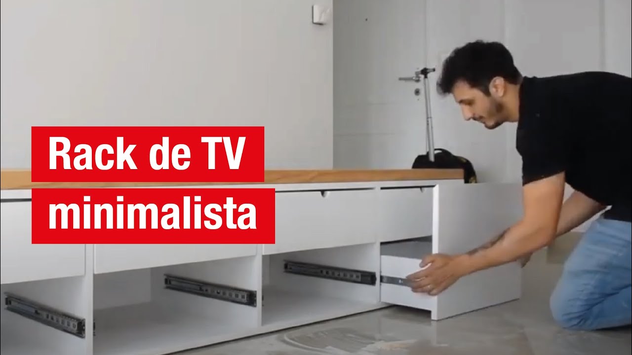 Proyecto mueble: Rack de TV minimalista | Easy Argentina