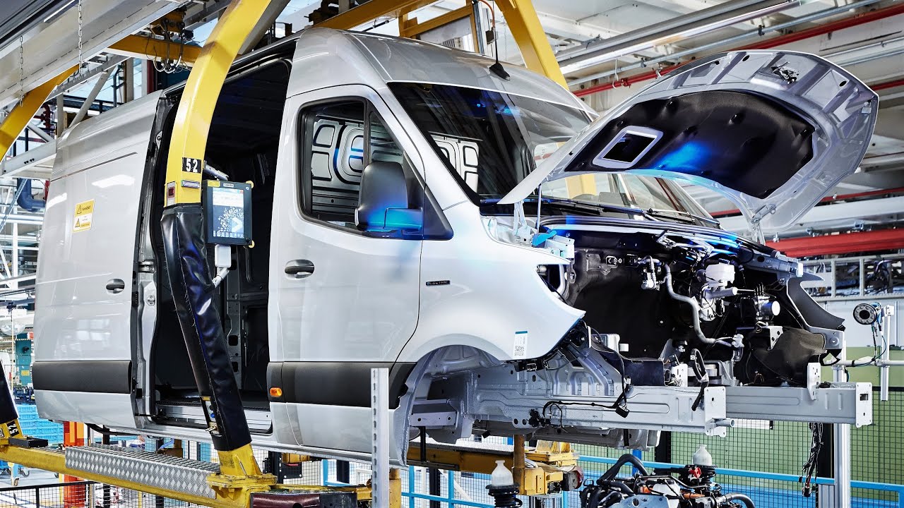 Mercedes eSprinter Production in Dusseldorf, Germany | HOW IT'S MADE