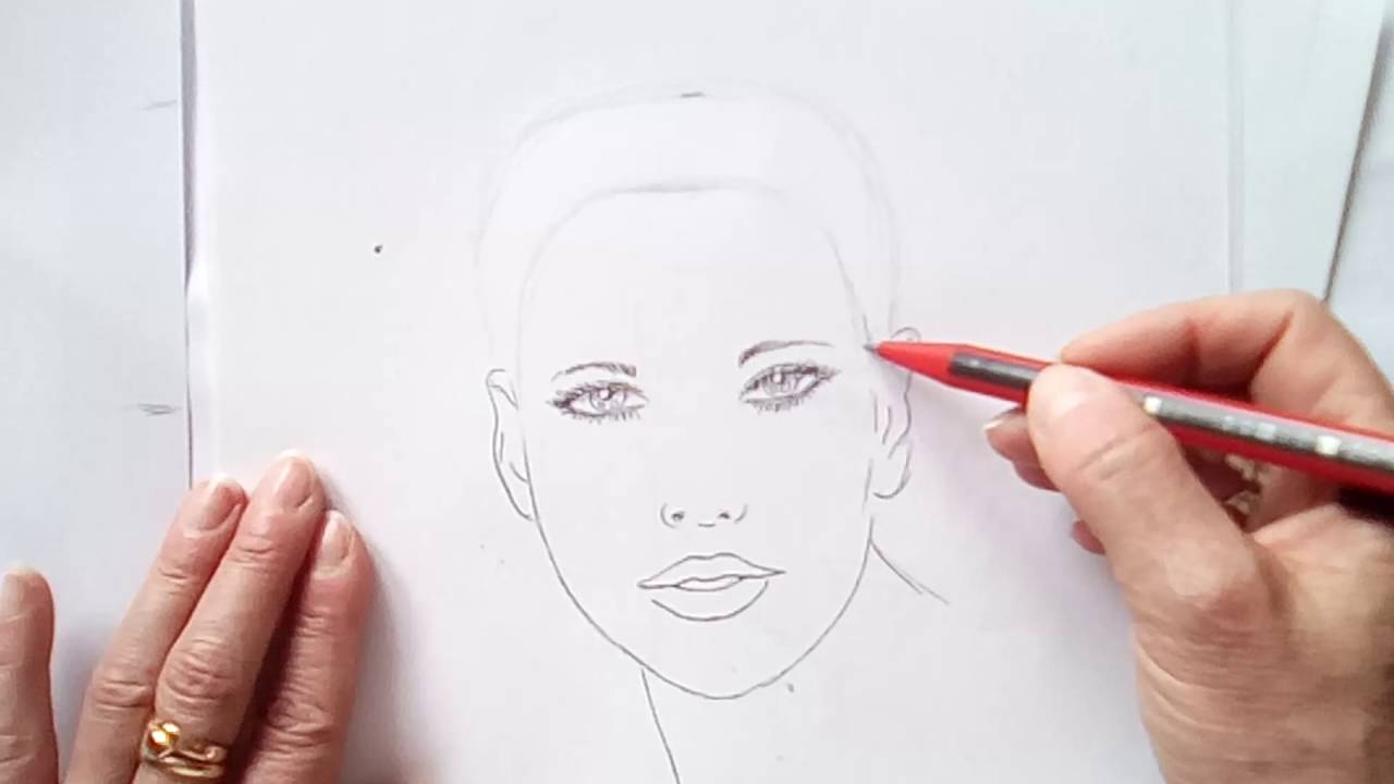 Comment repérer les implantations avant de dessiner la coiffure ? 4