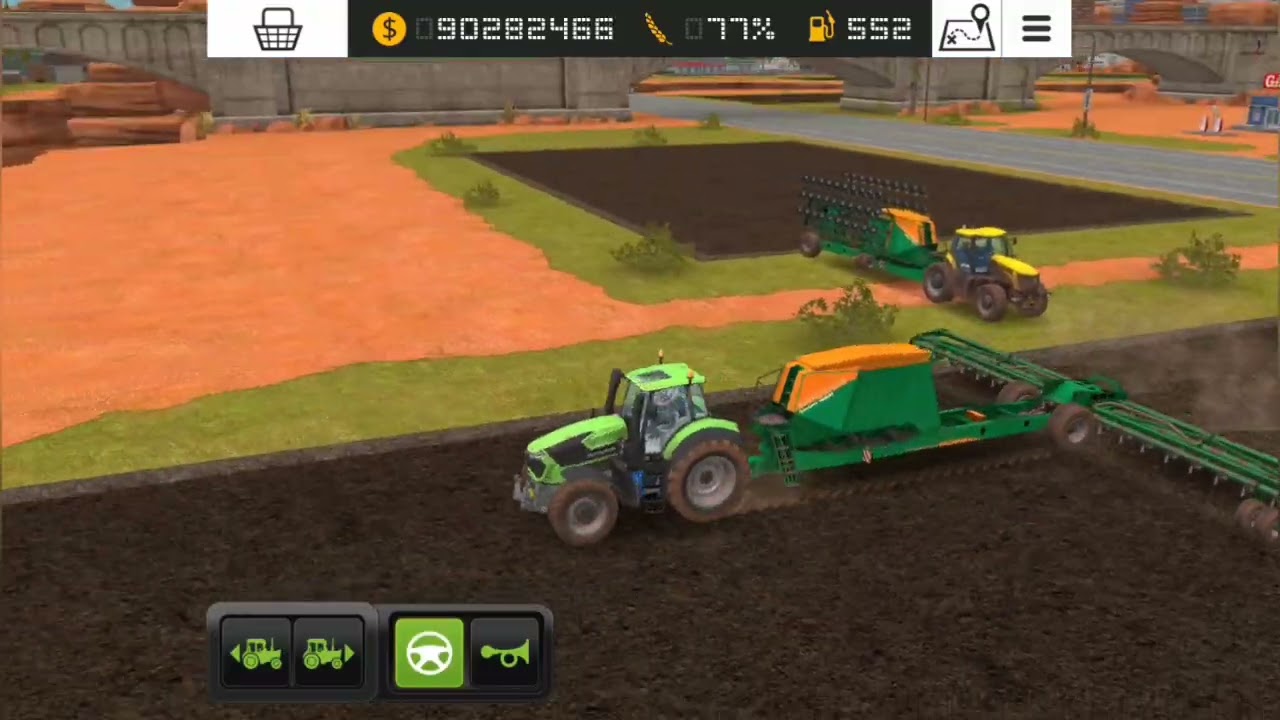 Fs 18  Sowing Wheat In All Fields : Farming Simulator 18 Gameplay | Fs18 Timelapse #fs18 