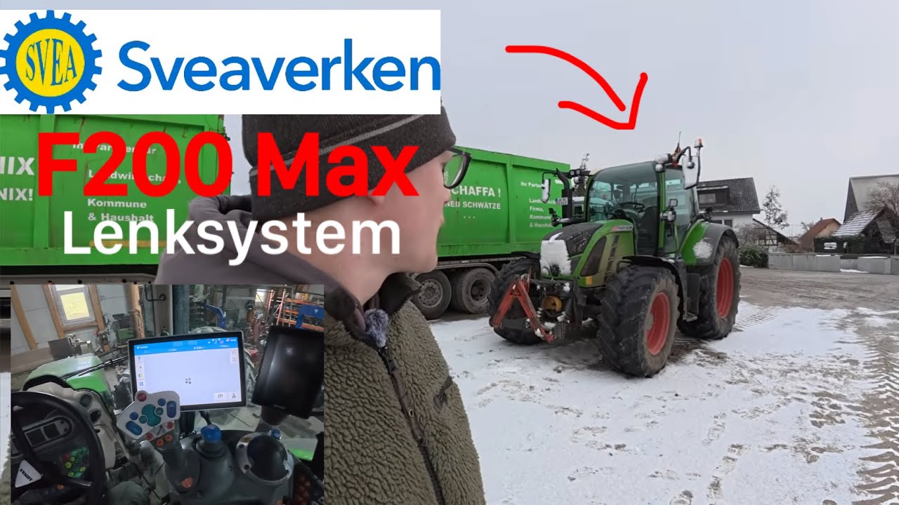 RTK Lenksystem nachrüsten - Sveaverken F200 Max