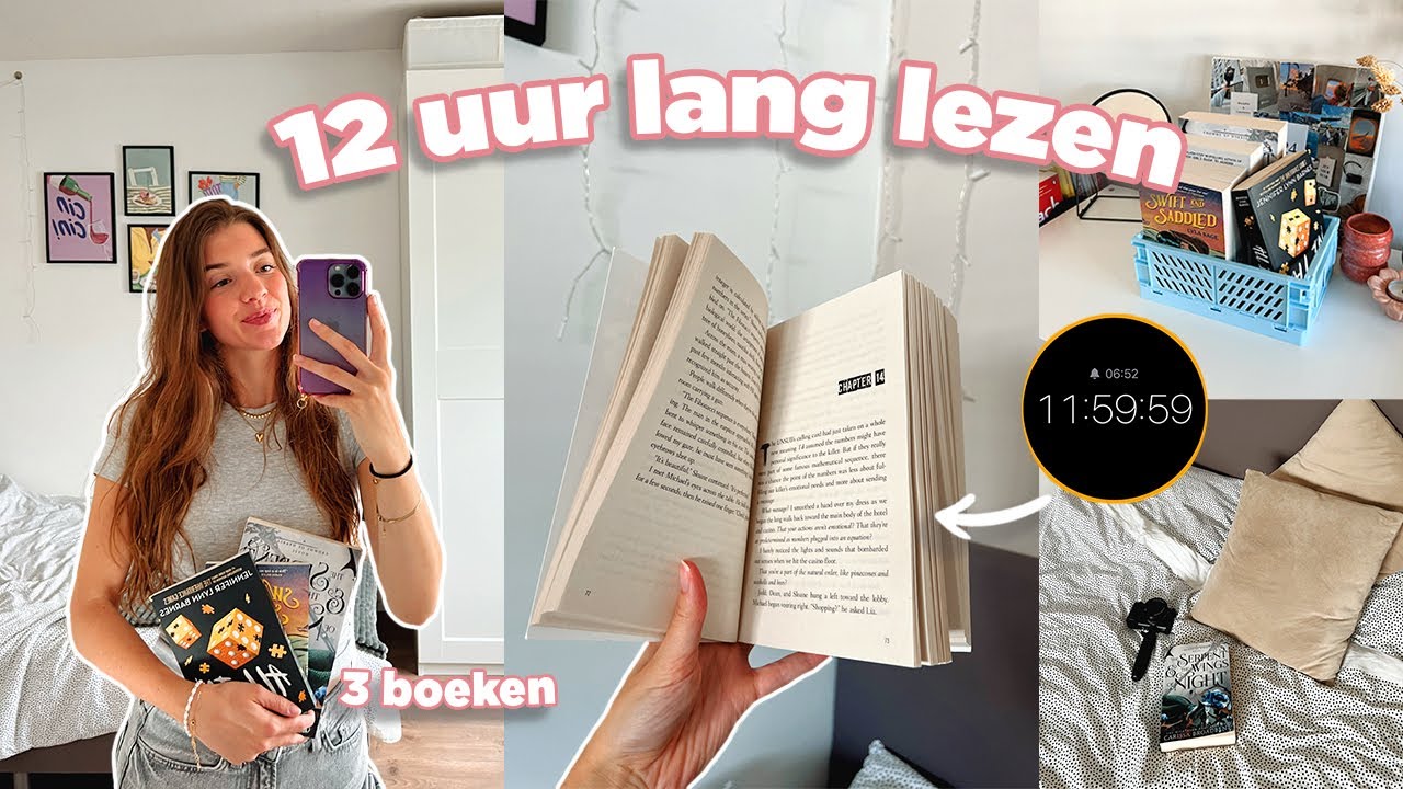 12 uur lang lezen 📖🧸 *leesvlog ☆ Zenne Bakens