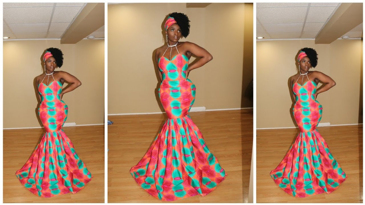 DIY ANKARA PROM DRESS!!! HOW I DRAFT MY BASIC SKIRT PATTERN!!!