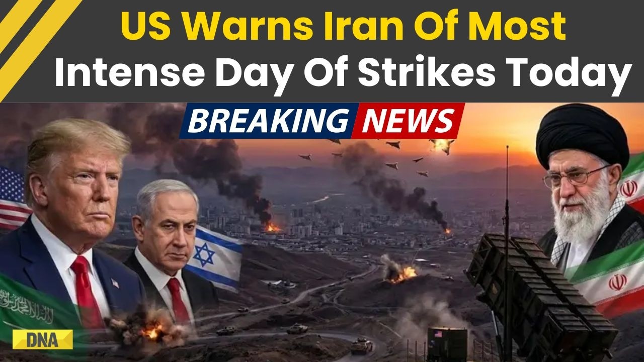 US Iran War: US Warns Iran Of Most Intense Wave Of Strikes Today | Trump | Israel Iran War |Khamenei
