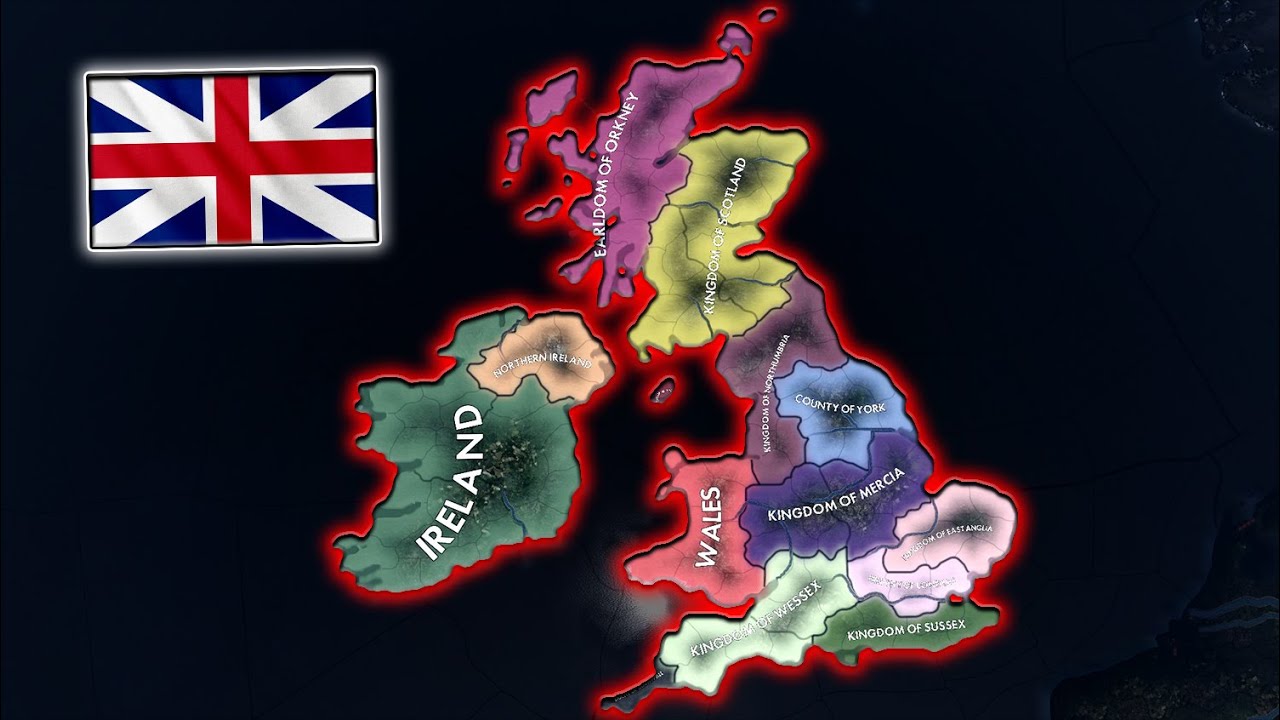 Balkanized Great Britain - Hoi4 Timelapse