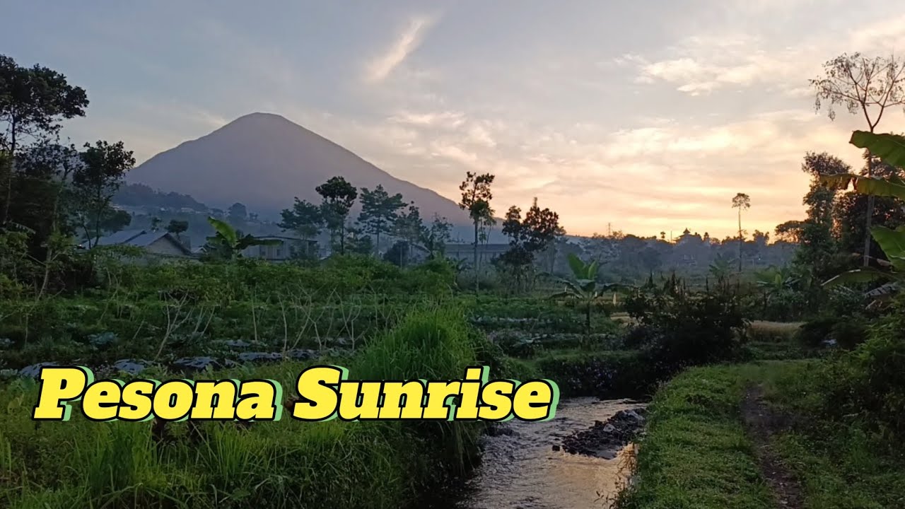 KEINDAHAN ALAM GUNUNG SINDORO SUMBING