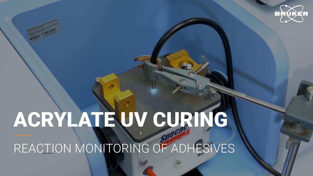 Polymeric Reaction Monitoring | FT-IR Spectroscopy | UV-curing Adhesive