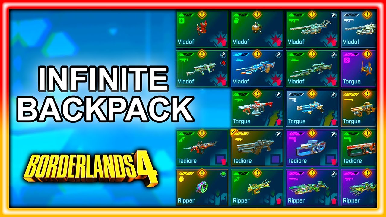 How To Get Infinite Backpack Space In Borderlands 4