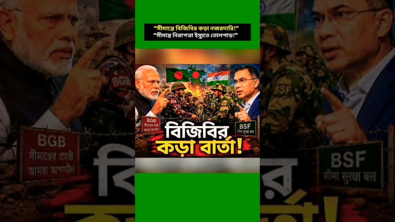 &ldquo;Bangladesh-India Border Tensions Remain in Focus!&rdquo;