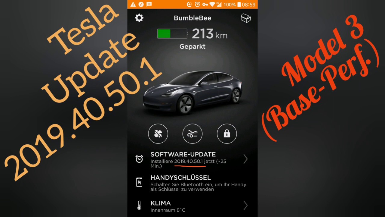 Tesla Holiday Update 2019.40.50 v10.2 Model3 Spracheingabe Text-Messaging Twitch (FSD Sneak Preview)