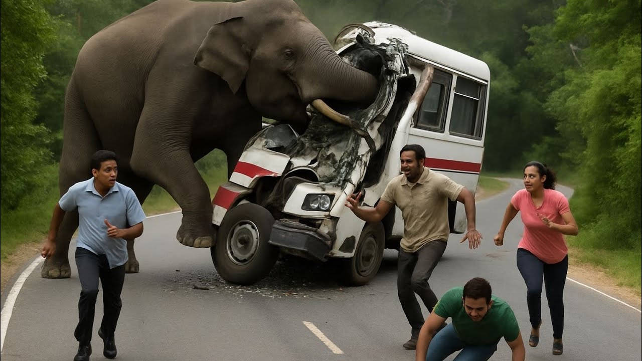 Wild elephants in Sri Lanka are in trouble.😱😱