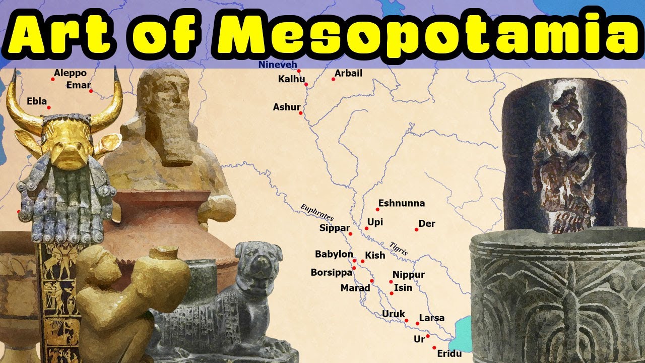 Introduction to the Art of Mesopotamia: Pottery, Metalwork, Jewelry, Cylinder Seals and Sculpture