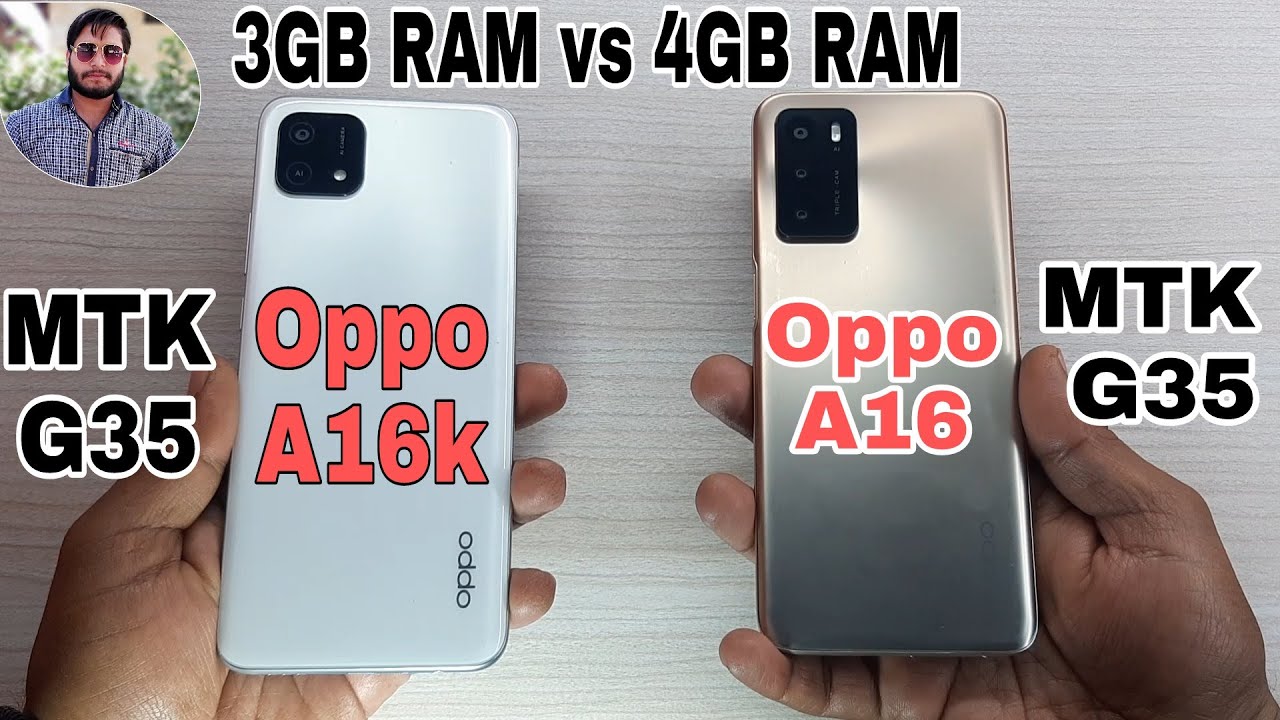 Oppo A16K (3GB) RAM vs Oppo A16 (4GB) RAM Speed Test Comparison. Oppo A16k vs A16.