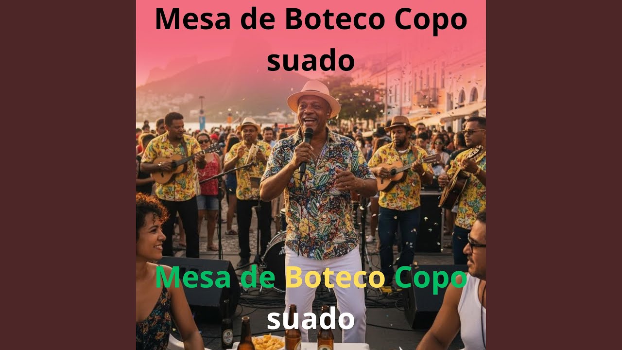 Mesa de Boteco Copo suado