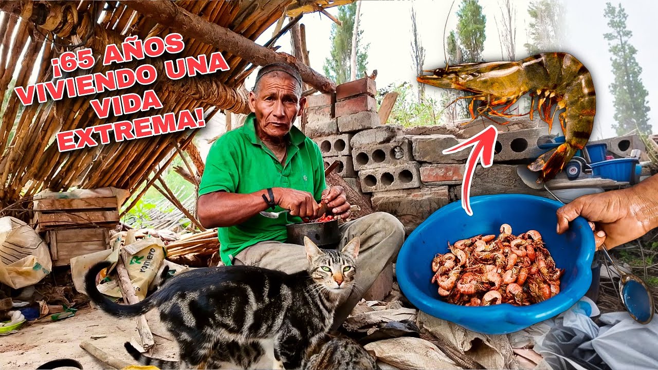 Visitamos a don FELIPITO, un hombre que vive MUY SOLO. 65 AÑOS apartado de la CIVILIZACIÓN