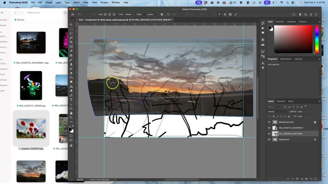 4  Rough Cutting and Placing our Reference