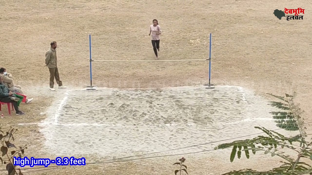 girls high jump test police