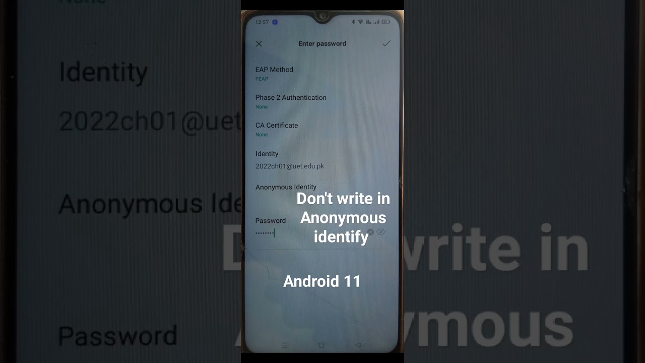 How to Connect Android 11 with eduroam