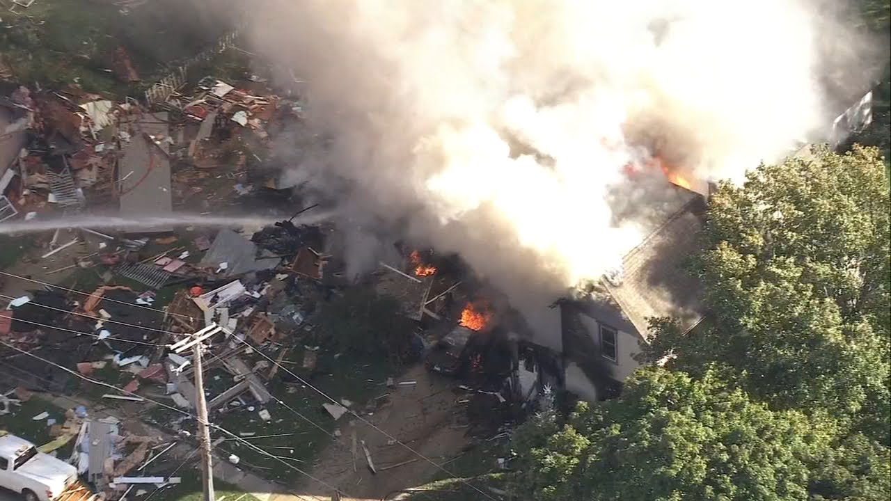 LIVE: Massive fire, possible explosion in Woodstock
