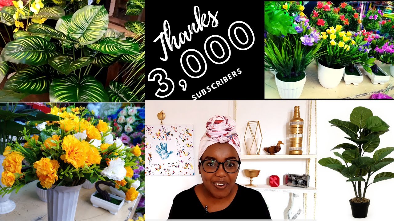 ARTIFICIAL FLOWERS HAUL @250/- || THANK YOU FOR 3,000 SUBS