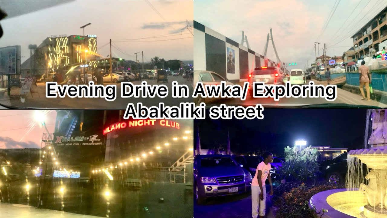Evening Drive | Abakaliki street Nightlife Tour | Checking Events Hall in Awka