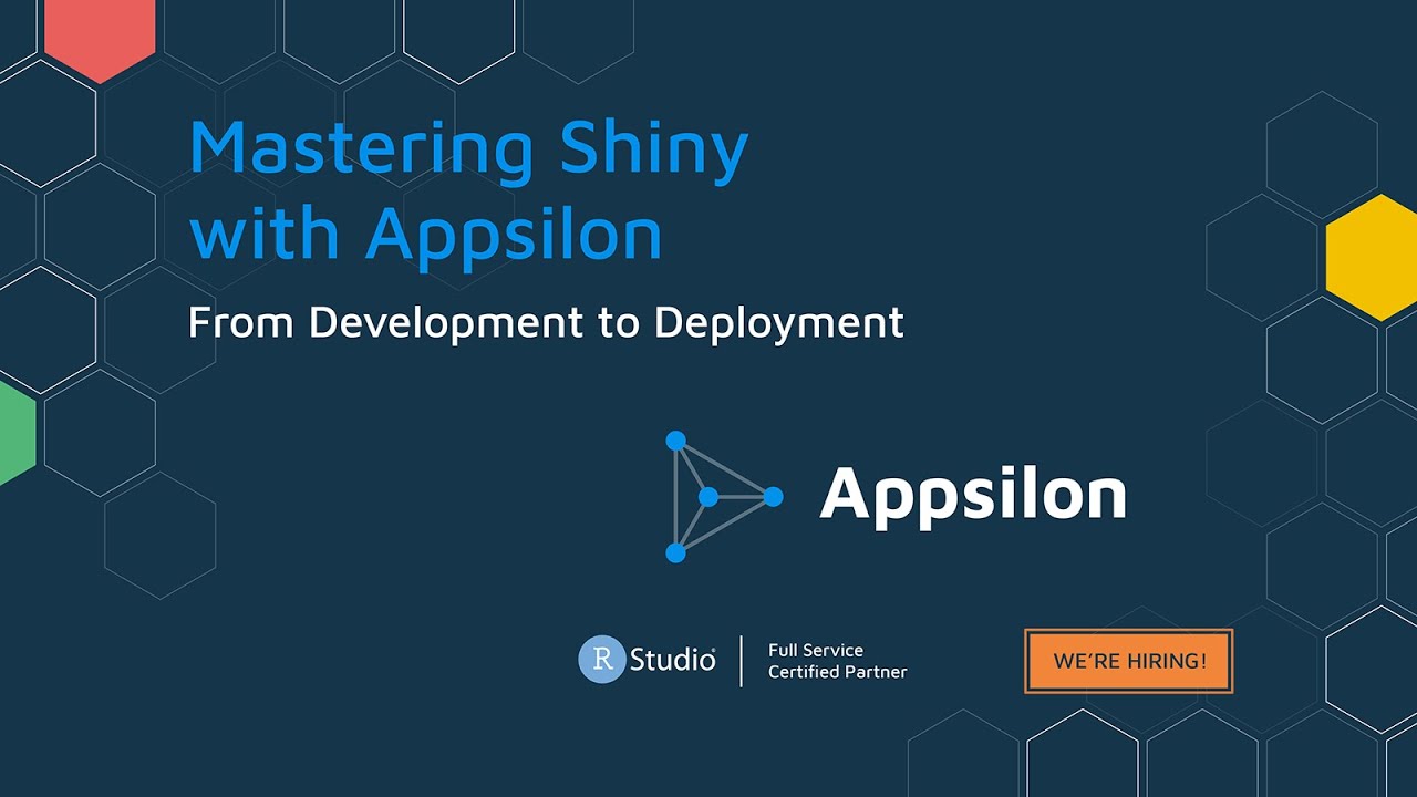 R Shiny Masterclass: Building, Styling, and Scaling Shiny Applications || Posit || Appsilon