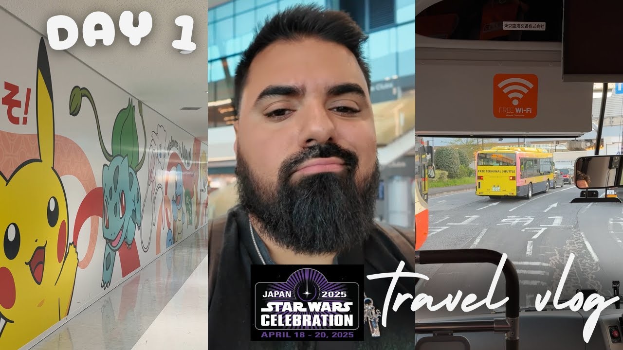 Traveling To Japan For Star Wars Celebration 2025! Vlog Day 1!