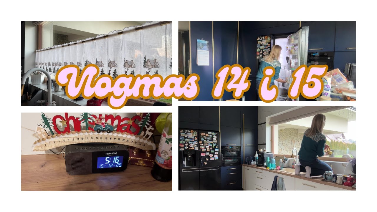 VLOGMAS 14 I 15 / HAUL / SPRZĄTAMY KUCHNIĘ / LODÓWKĘ / DEKORUJEMY / ŚWIĄTECZNY CZAS / CLEAN WITH ME