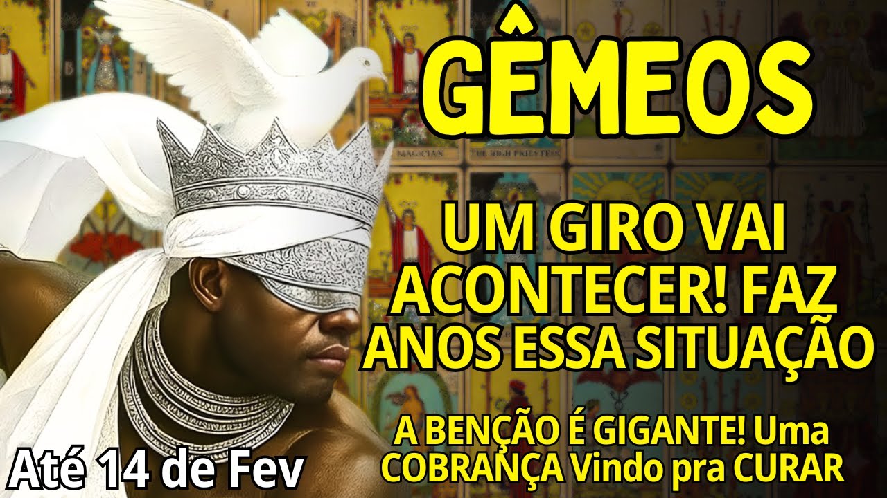 GÊMEOS ♊ UM GIRO VAI ACONTECER! FAZ ANOS ESSA SITUAÇÃO😱 A COBRANÇA VINDO PRA CURAR👀2 PESSOAS PRESTES