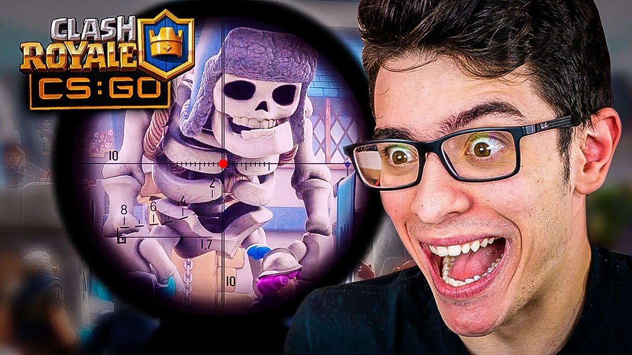 JOGUEI COUNTER STRIKE NO MAPA DO CLASH ROYALE COM ATCHIIN, RAFA E 1BIEL!